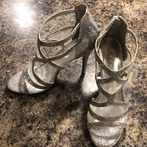 Silver heels